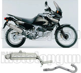 Sistema De Escape Completo Sin Catalizador Y Con Homologación Acústica Paris Dacar Acero Acero - Arrow Special Parts Compatible Con Honda Xrv 750 Africa Twin (1996-2004)