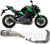 Sistema De Escape Completo Sin Catalizador Y Con Homologación Acústica Pro-Race Titanio Titanio - Arrow Special Parts Compatible Con Kawasaki Z 900 A2 (2019-2024)