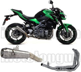 Sistema De Escape Completo Sin Catalizador Y Con Homologación Acústica Pro-Race Nichrom Acero - Arrow Special Parts Compatible Con Kawasaki Z 900 (2017-2019)