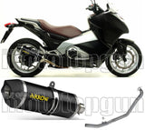Sistema De Escape Completo Sin Catalizador Y Con Homologación Acústica Race-Tech Aluminio Negro Carbono - Arrow Special Parts Compatible Con Honda Nc 700 S (2012-2014)