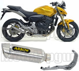 Sistema De Escape Completo Sin Catalizador Y Con Homologación Acústica Thunder Aluminio Acero - Arrow Special Parts Compatible Con Honda Cbr 600 F (2011-2013)