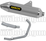 Sistema De Escape Completo Sin Catalizador Y Con Homologación Acústica Thunder Aluminio Acero - Arrow Special Parts Compatible Con Honda Crf 300 L (2021-2024)