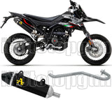 Sistema De Escape Completo Con Catalizador Y Homologación Acústica Thunder Aluminio Negro Carbono - Arrow Special Parts Compatible Con Um Dsr Ex 125 (2018-2020)