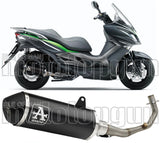 Sistema De Escape Completo Sin Catalizador Y Con Homologación Acústica Urban Aluminio Negro Acero Negro - Arrow Special Parts Compatible Con Kawasaki J 125 (2016)