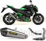 Sistema De Escape Completo Sin Catalizador Y Con Homologación Acústica X-Kone Nichrom Carbono - Arrow Special Parts Compatible Con Kawasaki Z 800 E (2013-2016)