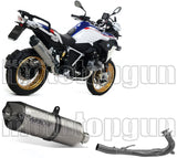Sistema De Escape Completo Sin Catalizador Y Con Homologación Acústica Maxi Race-Tech Full Titanio Carbono - Arrow Special Parts Compatible Con Bmw R 1250 Gs (2019-2024)
