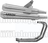Sistema De Escape Completo Sin Catalizador Y Con Homologación Acústica Pro-Racing Nichrom Acero - Arrow Special Parts Compatible Con Triumph Thruxton 1200 R (2017-2020)