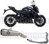 Sistema De Escape Completo Sin Catalizador Y Con Homologación Acústica Pro-Race Nichrom Acero - Arrow Special Parts Compatible Con Suzuki Gsx-S 1000 F (2015-2020)