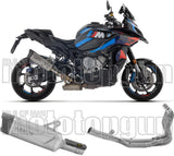 Sistema De Escape Completo Sin Catalizador Y Con Homologación Acústica Indy-Race Evo Titanio Fondo Carby - Arrow Special Parts Compatible Con Bmw M 1000 Xr (2025-2026)