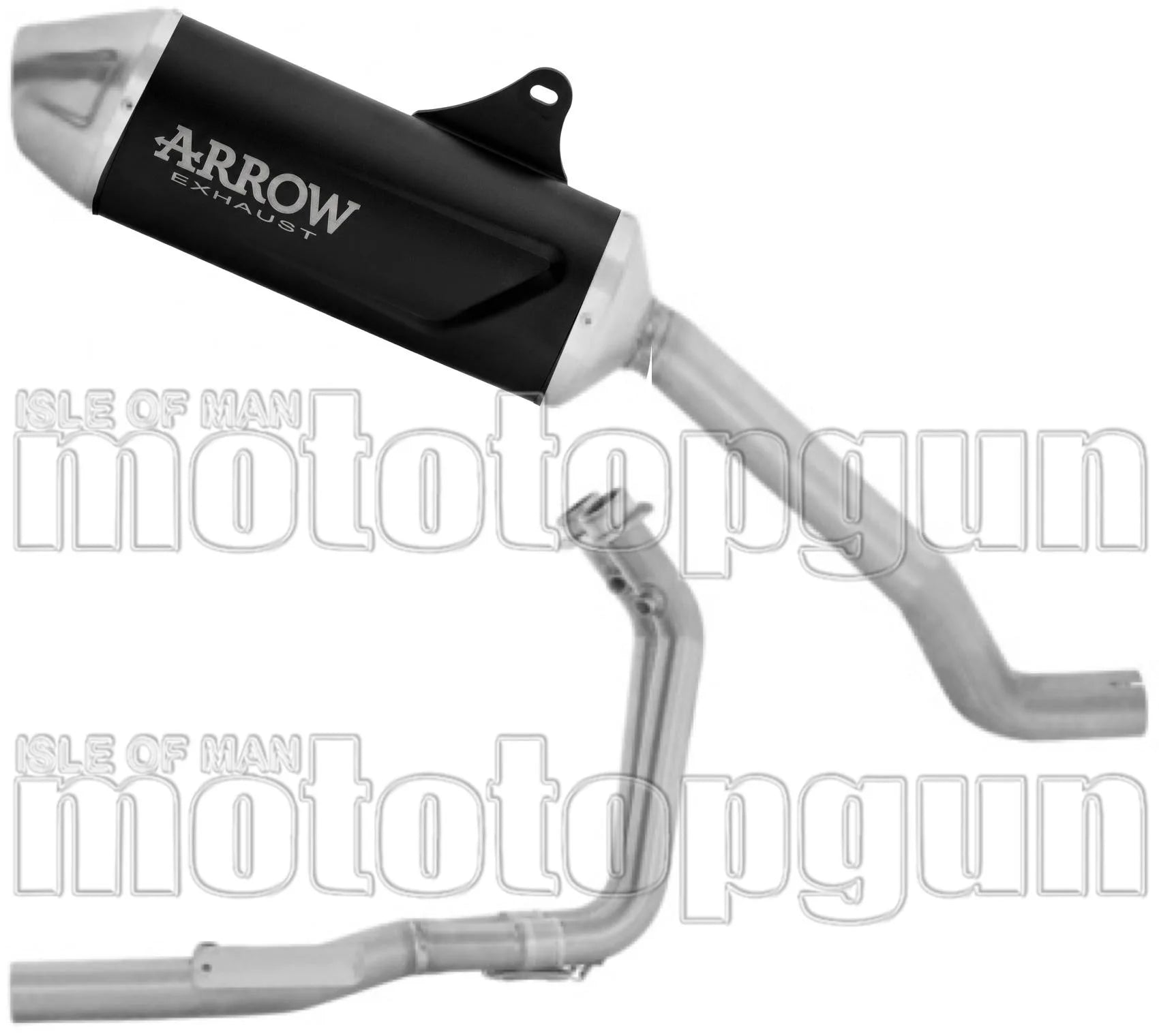 Sistema De Escape Completo Sin Catalizador Y Con Homologación Acústica Indy Race Evo Aluminio Negro Fondo Acero - Arrow Special Parts Compatible Con Morbidelli T502X (2026)