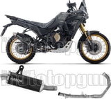 Sistema De Escape Completo Sin Catalizador Y Con Homologación Acústica Indy-Race Evo Aluminio Negro Fondo Carby - Arrow Special Parts Compatible Con Voge Valico 800 Dsx Rally (2025-2026)