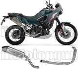 Sistema De Escape Completo Sin Catalizador Y Sin Homologación Acústica Indy-Race Evo Titanio Fondo Carby - Arrow Special Parts Compatible Con Kawasaki Kle 500 (2026)