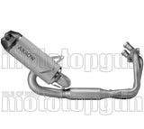 Sistema De Escape Completo Con Catalizador Y Homologación Acústica Indy-Race Evo Titanio Fondo Carby - Arrow Special Parts Compatible Con Kawasaki Z 650 35Kw (2024-2026)