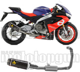 Sistema De Escape Completo Con Catalizador Y Homologación Acústica Indy-Race Carbono Carbono - Arrow Special Parts Compatible Con Aprilia Rs 660 (2020-2024)