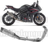 Sistema De Escape Completo Sin Catalizador Y Con Homologación Acústica Indy-Race Evo Titanio Fondo Carby - Arrow Special Parts Compatible Con Honda Cb 650 R (2024-2026)