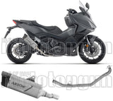 Sistema De Escape Completo Sin Catalizador Y Con Homologación Acústica Indy-Race Evo Titanio Fondo Carby - Arrow Special Parts Compatible Con Honda Forza 750 (2025-2026)