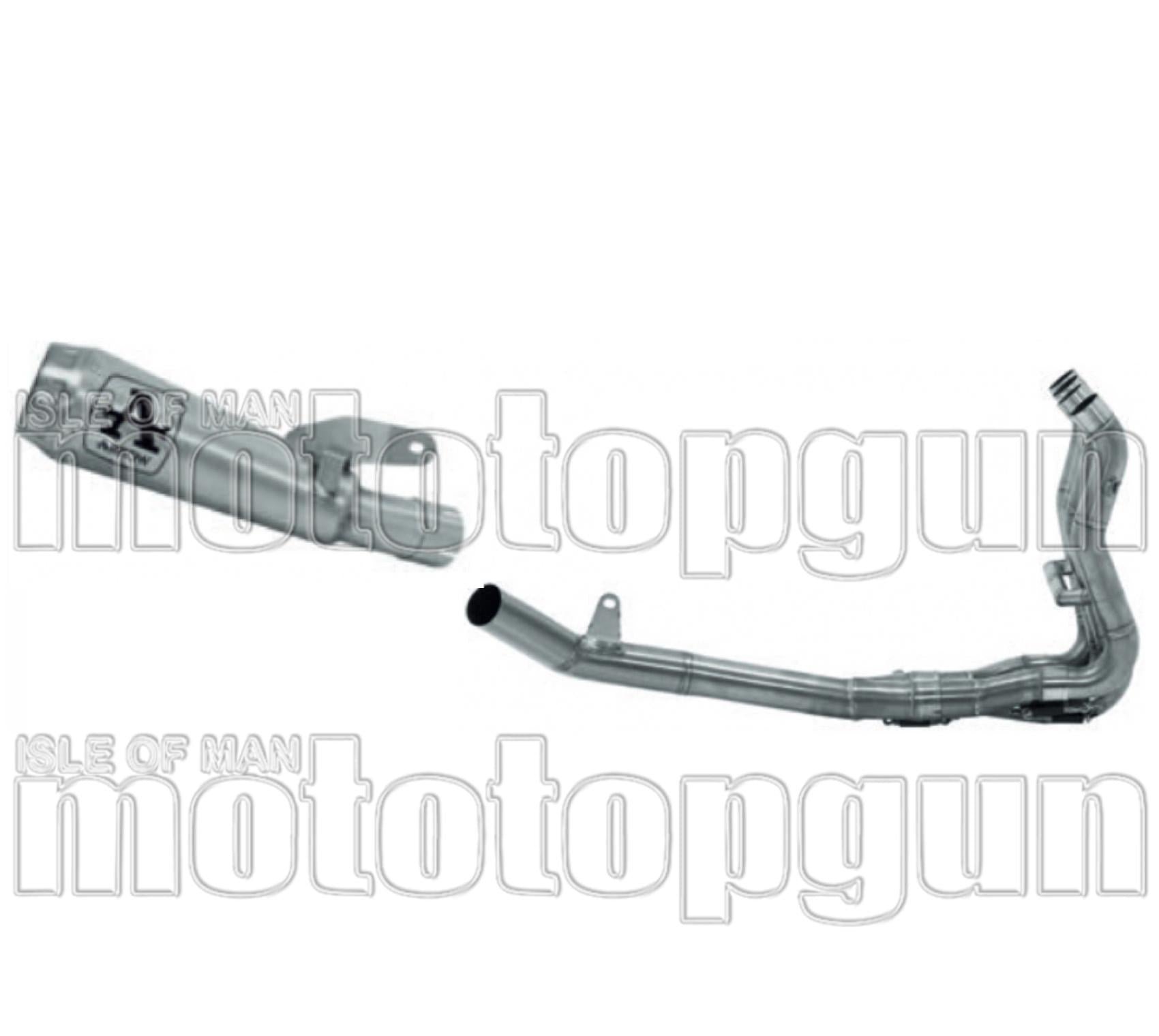 Complete Non-Catalytic Exhaust System With Sound Certification Pro-Race Nichrom Stainless Steel - Arrow Special Parts Compatible With Suzuki Gsx-S 950 (2021-2023)