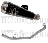 Sistema De Escape Completo Sin Catalizador Y Con Homologación Acústica Pro-Race Aluminio Negro Carbono - Arrow Special Parts Compatible Con Honda Forza 750 (2021-2023)