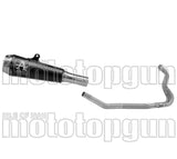 Sistema De Escape Completo Sin Catalizador Y Con Homologación Acústica Pro-Race Nichrom Negro - Arrow Special Parts Compatible Con Kawasaki Ninja 500 (2024-2026)