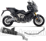 Sistema De Escape Completo Sin Catalizador Y Con Homologación Acústica Pro-Race Nichrom Negro - Arrow Special Parts Compatible Con Honda X-Adv 750 (2025-2026)