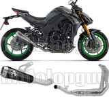 Sistema De Escape Completo Sin Catalizador Y Con Homologación Acústica Pro-Race Acero Negro Fondo Acero - Arrow Special Parts Compatible Con Kawasaki Z 1100 (2025-2026)