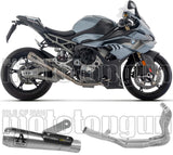 Sistema De Escape Completo Sin Catalizador Y Con Homologación Acústica Pro-Race Nichrom Fondo Aluminio - Arrow Special Parts Compatible Con Bmw S 1000 Rr (2025-2026)