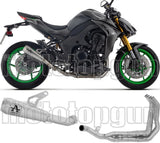 Sistema De Escape Completo Sin Catalizador Y Con Homologación Acústica Pro-Race Nichrom Fondo Acero - Arrow Special Parts Compatible Con Kawasaki Z 1100 Se (2025-2026)