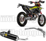 Sistema De Escape Completo Sin Catalizador Y Con Homologación Acústica Thunder Aluminio Negro Fondo Carby - Arrow Special Parts Compatible Con Fantic Motor Xef 125 (2023-2024)