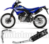 Sistema De Escape Completo Sin Catalizador Y Con Homologación Acústica Thunder Aluminio Negro Fondo Carby - Arrow Special Parts Compatible Con Yamaha Wr 125 R (2026)