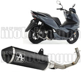 Sistema De Escape Completo Con Catalizador Y Homologación Acústica Urban Aluminio Negro Acero Negro - Arrow Special Parts Compatible Con Honda Pcx 125 (2021-2024)