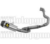 Sistema De Escape Completo Sin Catalizador Y Con Homologación Acústica Works Titanio Fondo Carby - Arrow Special Parts Compatible Con Suzuki Gsx 8S (2023-2024)