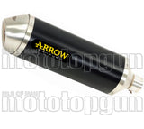 Tubo De Escape Con Catalizador Y Homologación Acústica Race-Tech Aluminio Negro Acero - Arrow Special Parts Compatible Con Ktm 690 Enduro R (2019-2024)