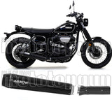 Catalytic Exhaust Tip With Sound Certification Rebel Black Aluminium Carbon - Arrow Special Parts Compatible With Yamaha Scr 950 (2017-2020)