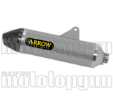 Tubo De Escape Con Catalizador Y Homologación Acústica Thunder Titanio Carbono - Arrow Special Parts Compatible Con Honda Crf 300 L (2021-2024)