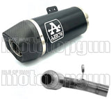 Tubo De Escape Sin Catalizador Y Con Homologación Acústica Indy-Race Aluminio Negro Carbono - Arrow Special Parts Compatible Con Bmw F 900 R (2020-2024)