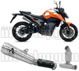 Tubo De Escape Sin Catalizador Y Con Homologación Acústica Pro-Race Titanio Titanio - Arrow Special Parts Compatible Con Ktm 790 Duke (2023)