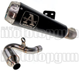 Tubo De Escape Sin Catalizador Y Con Homologación Acústica Pro-Race Nichrom Negro Acero - Arrow Special Parts Compatible Con Bmw F 900 R (2020-2024)