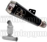 Tubo De Escape Sin Catalizador Y Con Homologación Acústica Pro-Race Nichrom Negro Acero - Arrow Special Parts Compatible Con Ktm 790 Duke (2023)