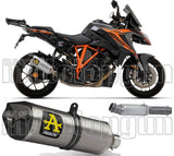 Tubo De Escape Sin Catalizador Y Con Homologación Acústica Race-Tech Titanio Carbono - Arrow Special Parts Compatible Con Ktm 1290 Superduke Gt (2017-2024)