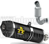 Tubo De Escape Sin Catalizador Y Con Homologación Acústica Race-Tech Aluminio Negro Carbono - Arrow Special Parts Compatible Con Ktm 790 Duke (2023)
