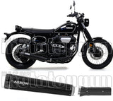 Tubo De Escape Sin Catalizador Y Con Homologación Acústica Rebel Aluminio Negro Aluminio Negro - Arrow Special Parts Compatible Con Yamaha Scr 950 (2017-2020)