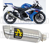 Tubo De Escape Con Homologación Acústica Thunder Aluminio Acero - Arrow Special Parts Compatible Con Suzuki Gsx-R 750 Ie (2006-2007)