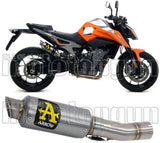 Tubo De Escape Con Homologación Acústica Gp2 Gp-2 Titanio Acero - Arrow Special Parts Compatible Con Ktm 790 Duke (2018-2020)