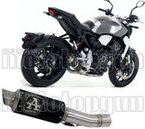 Tubo De Escape Con Homologación Acústica Gp2 Gp-2 Nichrom Negro Acero - Arrow Special Parts Compatible Con Honda Cb 1000 R (2018-2024)