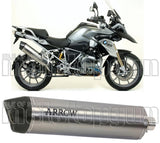 Tubo De Escape Con Homologación Acústica Maxi Race-Tech Titanio Carbono - Arrow Special Parts Compatible Con Bmw R 1250 Gs (2019-2024)