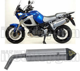 Tubo De Escape Con Homologación Acústica Maxi Race-Tech Aluminio Carbono - Arrow Special Parts Compatible Con Yamaha Xt 1200 Z Super Ténéré (2010-2020)