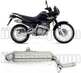 Tubo De Escape Con Homologación Acústica Paris Dacar Acero Acero - Arrow Special Parts Compatible Con Honda Nx 650 Dominator (1987-1993)
