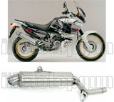 Tubo De Escape Con Homologación Acústica Paris Dacar Acero Acero - Arrow Special Parts Compatible Con Honda Xrv 750 Africa Twin (1993-1995)