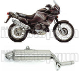 Tubo De Escape Con Homologación Acústica Paris Dacar Acero Acero - Arrow Special Parts Compatible Con Yamaha Xtz 750 Super Ténéré (1989-1994)
