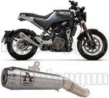 Tubo De Escape Con Homologación Acústica Pro-Race Nichrom Acero - Arrow Special Parts Compatible Con Husqvarna Svartpilen 401 (2020-2023)